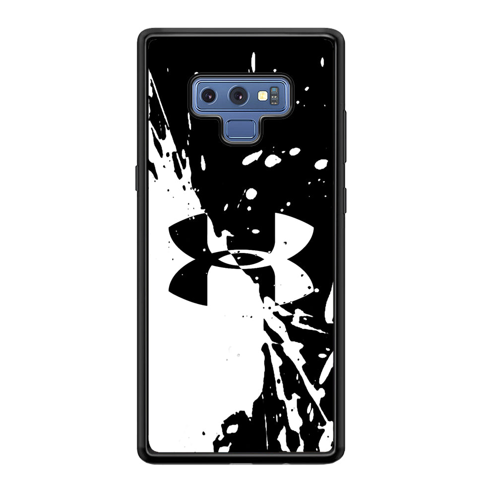 Under Armour Black White Samsung Galaxy Note 9 Case | Slim Rubber Case for Samsung Galaxy Note 9