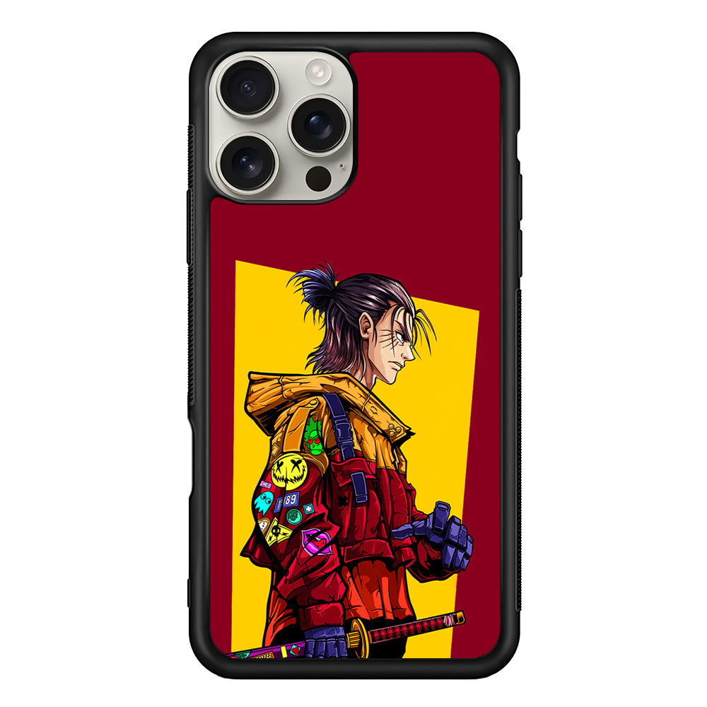 Eren Yeager Hype Samurai iPhone 16 Pro Max Case | Stylish Protective Case for iPhone 16 Pro Max