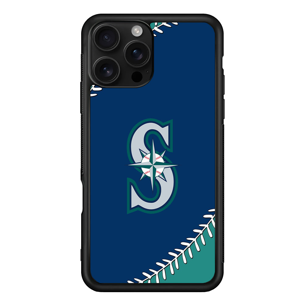 Seattle Mariners Ball iPhone 16 Pro Case | Durable Protective Case for iPhone 16 Pro