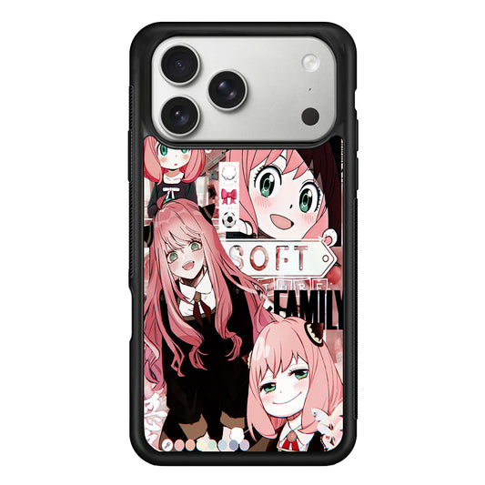 Anya Forger Aesthetic iPhone 17 Pro Case | Slim Rubber Case for iPhone 17 Pro