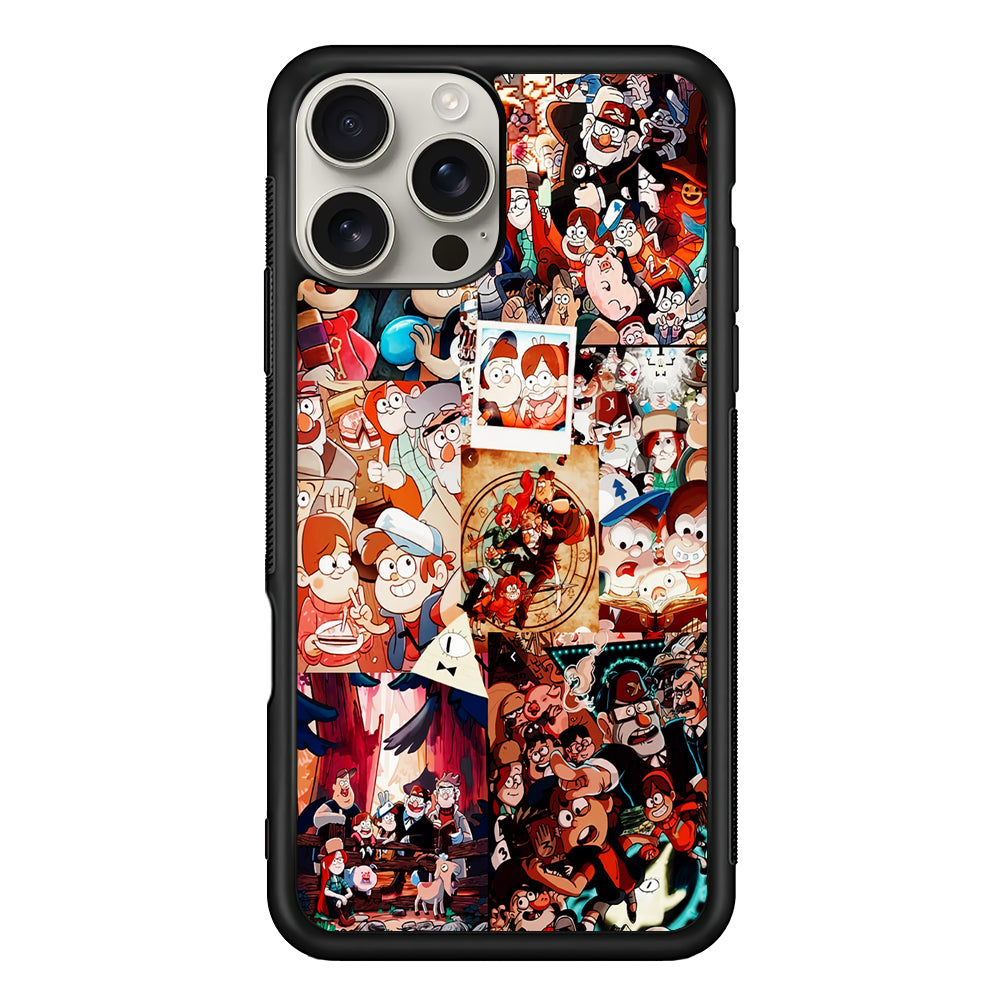 Gravity Falls Aesthetic Collage iPhone 16 Pro Max Case | Stylish Protective Case for iPhone 16 Pro Max