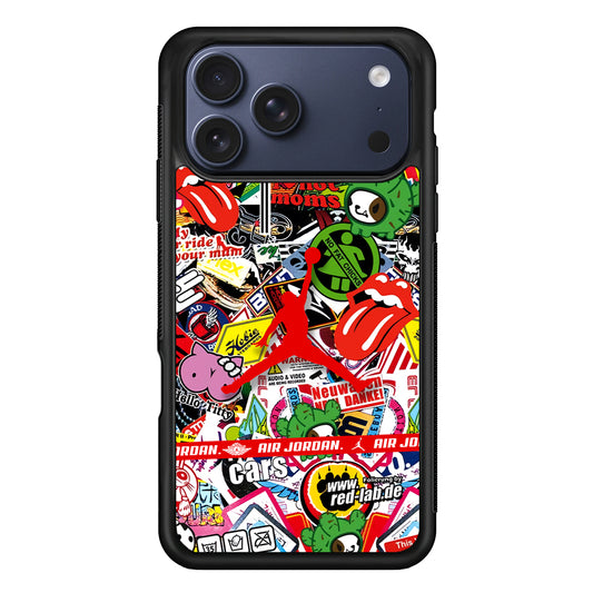 Air Jordan Mix Squad iPhone 17 Pro Max Case | Durable Rubber Case for iPhone 17 Pro Max