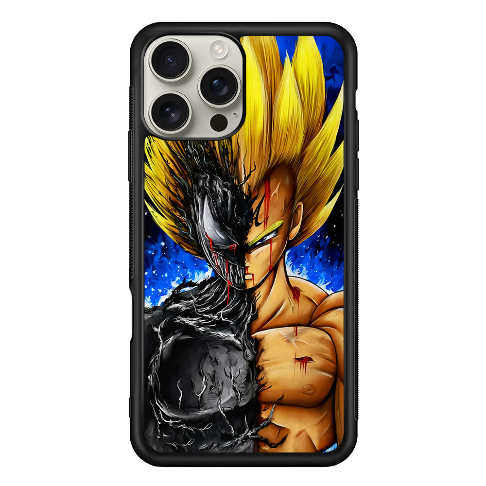 Venom X Vegeta Fusion iPhone 16 Pro Max Case | Stylish Protective Case for iPhone 16 Pro Max