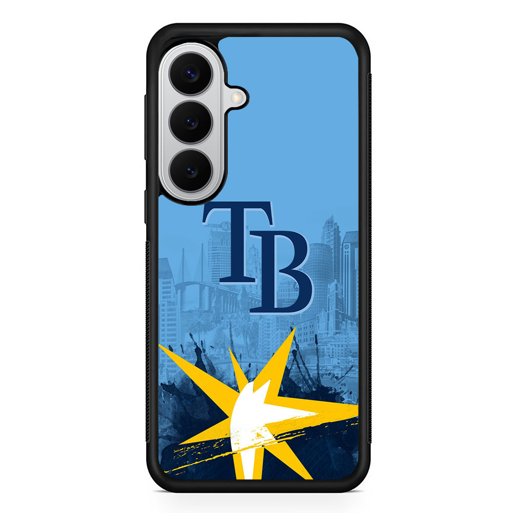 Tampa Bay Rays Logo Samsung Galaxy S26 Case | Protective Rubber Cover