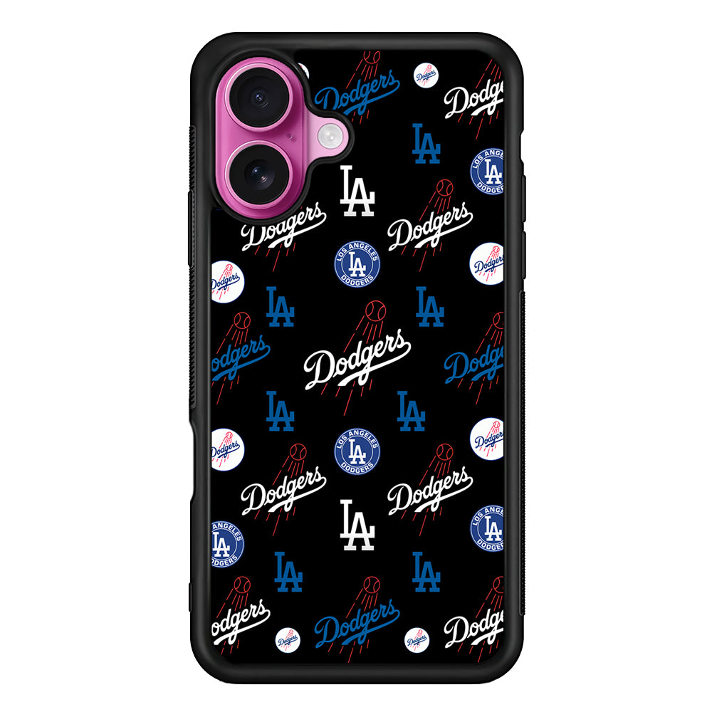 Los Angeles Dodgers Logo iPhone 17 Case | Slim Protective Rubber Phone Cover