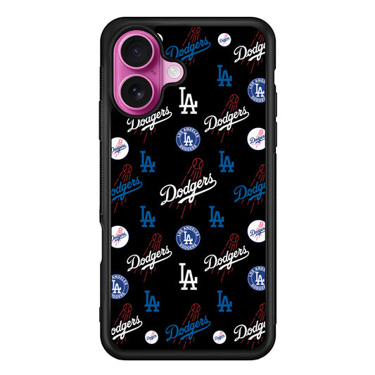 Los Angeles Dodgers Logo iPhone 17 Case | Slim Protective Rubber Phone Cover