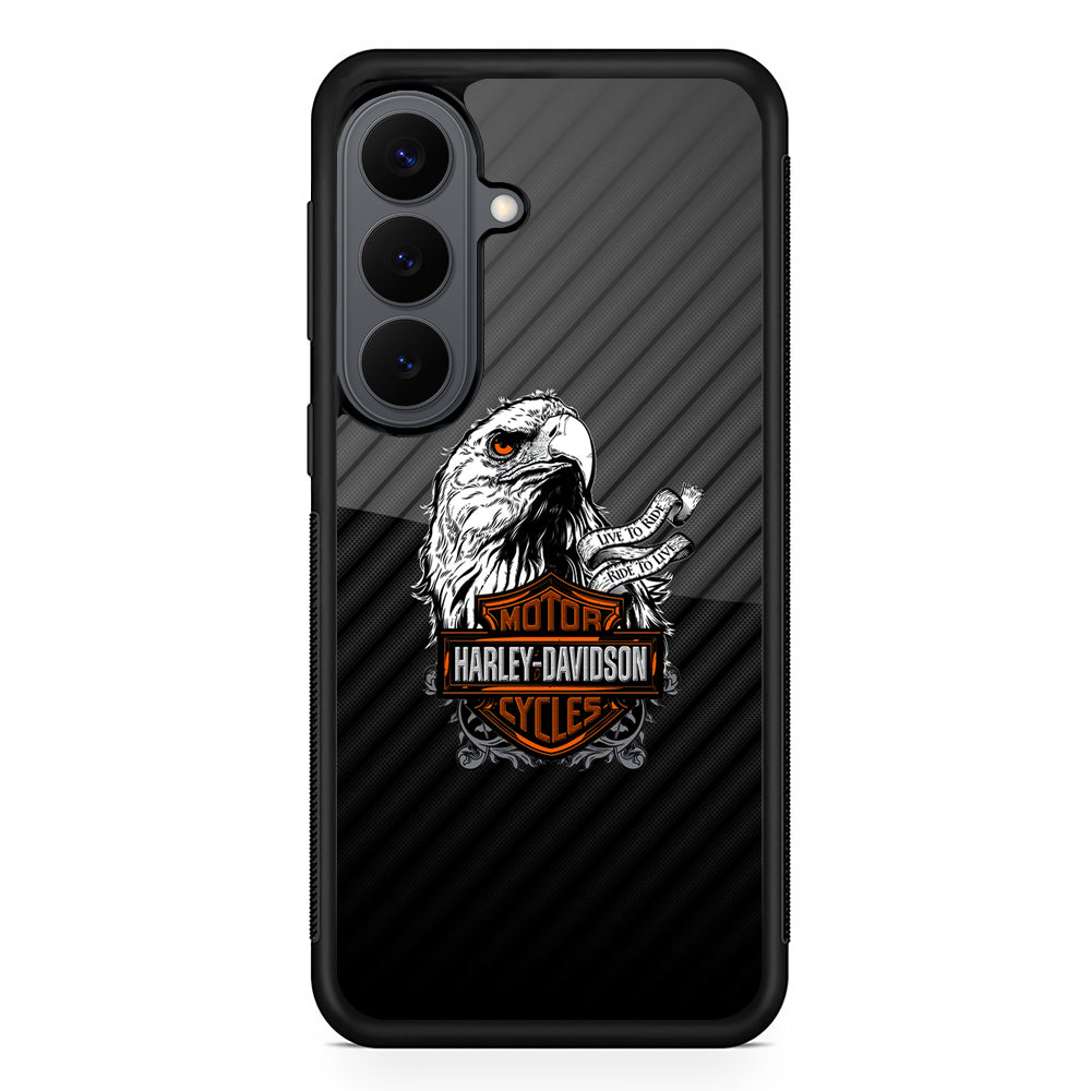 Harley Davidson Dashing Like an Eagle Samsung Galaxy S26 Plus Case | Durable Samsung Galaxy S26 Plus Cover