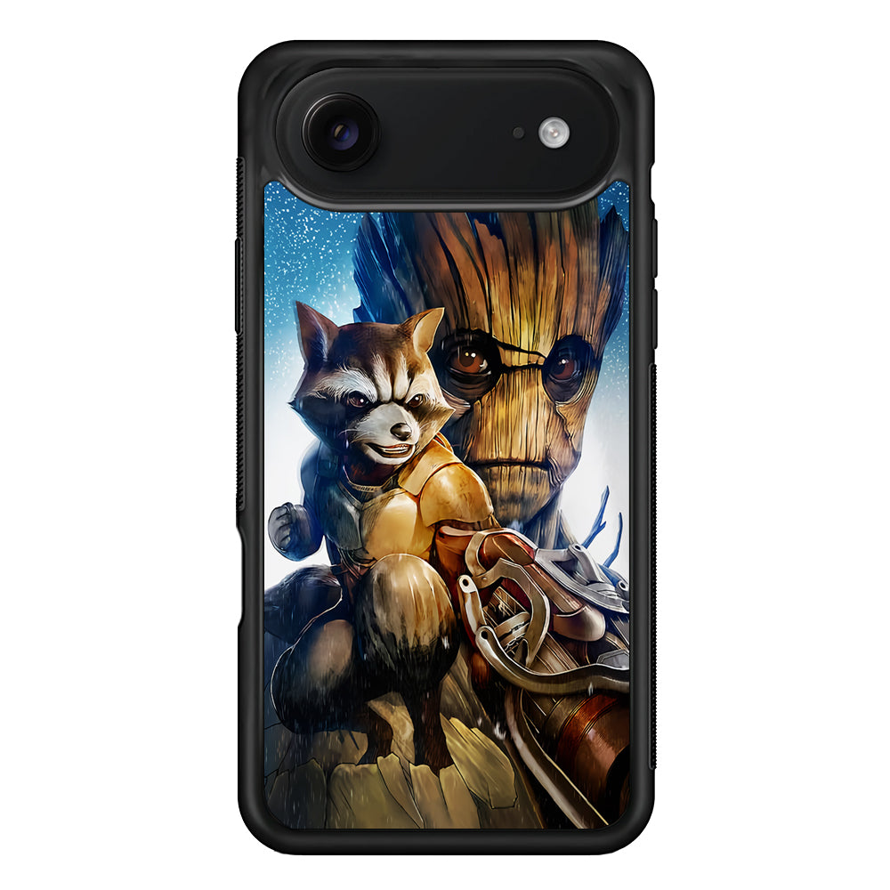 Rocket Raccoon and Groot iPhone 17 Air Case | Protective Case for iPhone 17 Air