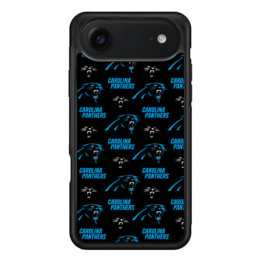 Carolina Panthers Logo Pattern iPhone 17 Air Case | Protective Case for iPhone 17 Air