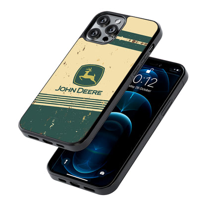 John Deere Retro Plaque 2D Rubber Phone Case | Durable Phone Case