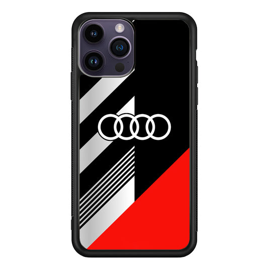Audi F1 Sport Logo iPhone 14 Pro Max Case | Slim Rubber Case for iPhone 14 Pro Max