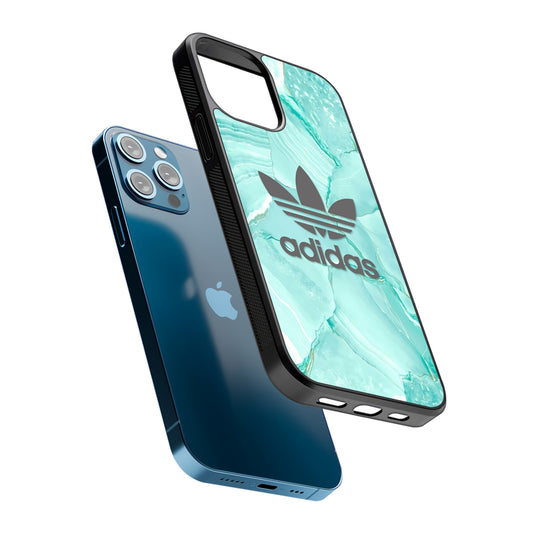 Adidas Light Marble Green 2D Rubber Phone Case | Slim Protective Phone Case