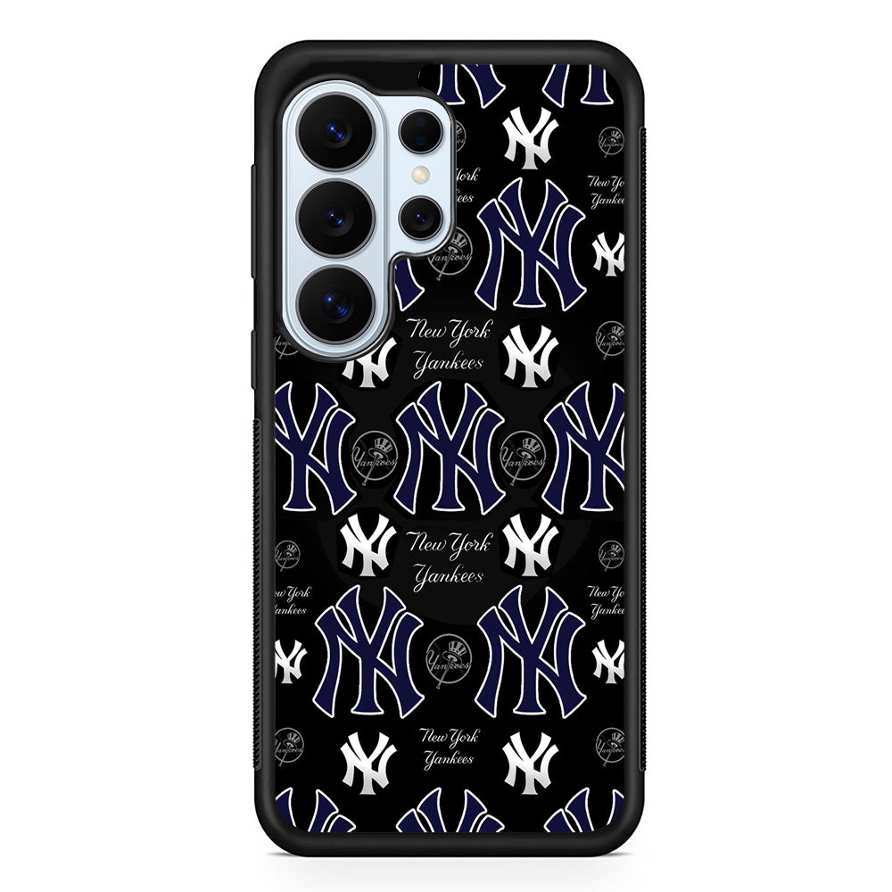 New York Yankees Pattern Samsung Galaxy S26 Ultra Case | Protective Phone Cover