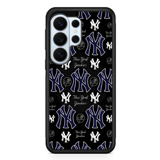 New York Yankees Pattern Samsung Galaxy S26 Ultra Case | Protective Phone Cover