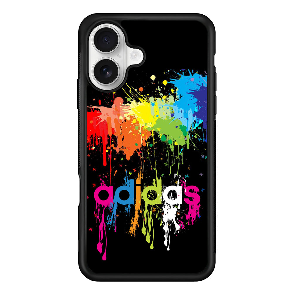 Adidas Paint Brush iPhone 16 Plus Case – Slim Fit Protective Phone Case