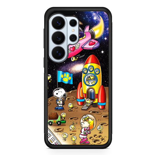 Peanuts Snoopy Space Travel Samsung Galaxy S26 Ultra Case | Protective Phone Cover