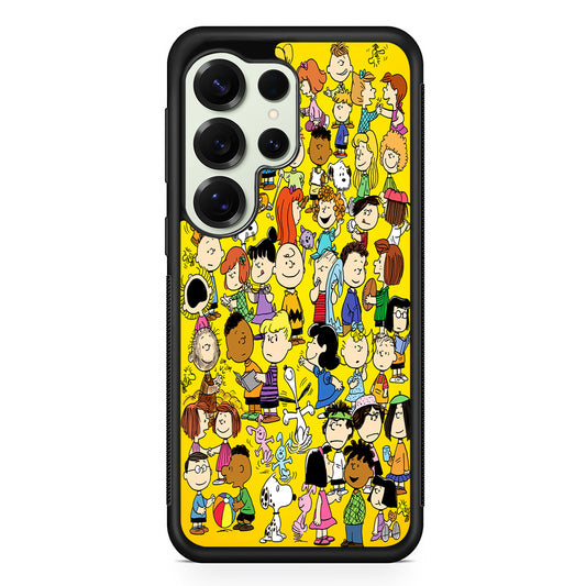 The Charlie Brown and Friends Peanuts Samsung Galaxy S25 Ultra Case | Durable Rubber Case for Samsung Galaxy S25 Ultra
