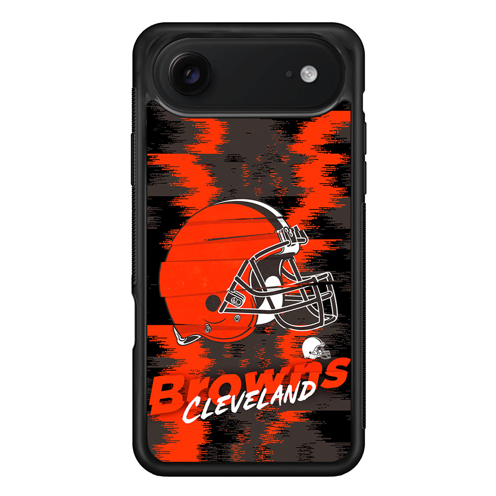 Cleveland Browns Abstract Color iPhone 17 Air Case | Protective Case for iPhone 17 Air