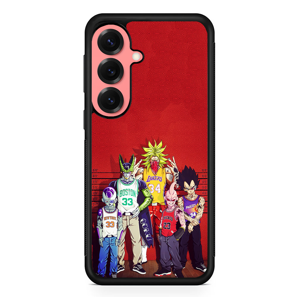 Dragon Ball NBA Style Samsung Galaxy S25 Case | Protective Case for Samsung Galaxy S25