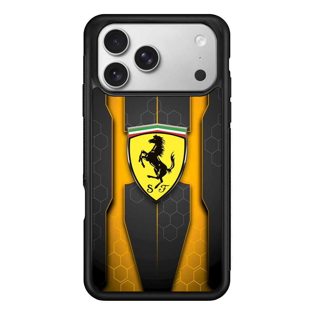Ferrari Sweet Futuristic Shapes iPhone 17 Pro Case | Slim Protective Case for iPhone 17 Pro