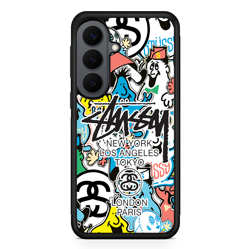 Stussy Doodle Doll Samsung Galaxy S26 Plus Case | Slim Rubber Case for Samsung Galaxy S26 Plus