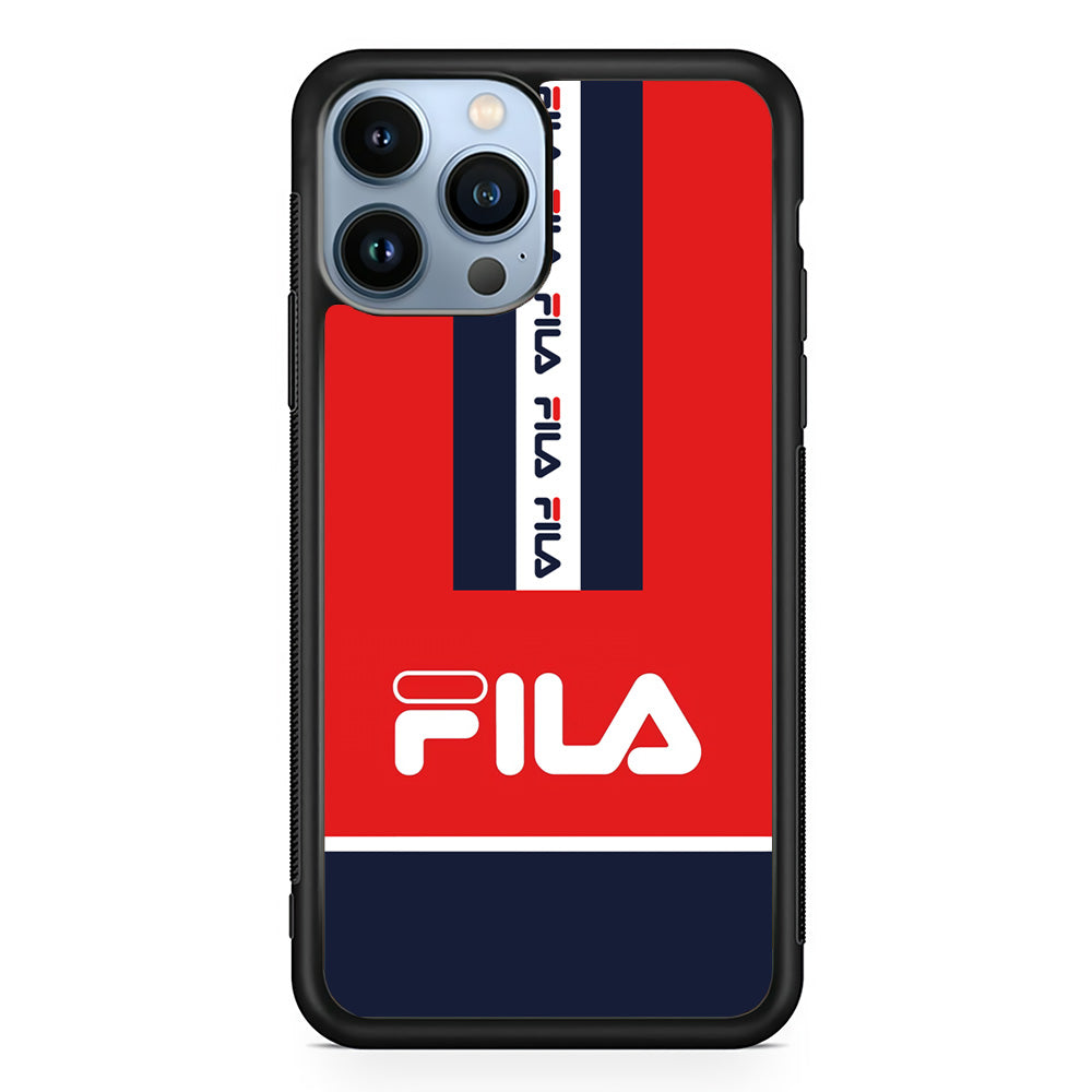 Fila Suit of Identity iPhone 15 Pro Max Case | Slim Rubber Case for iPhone 15 Pro Max