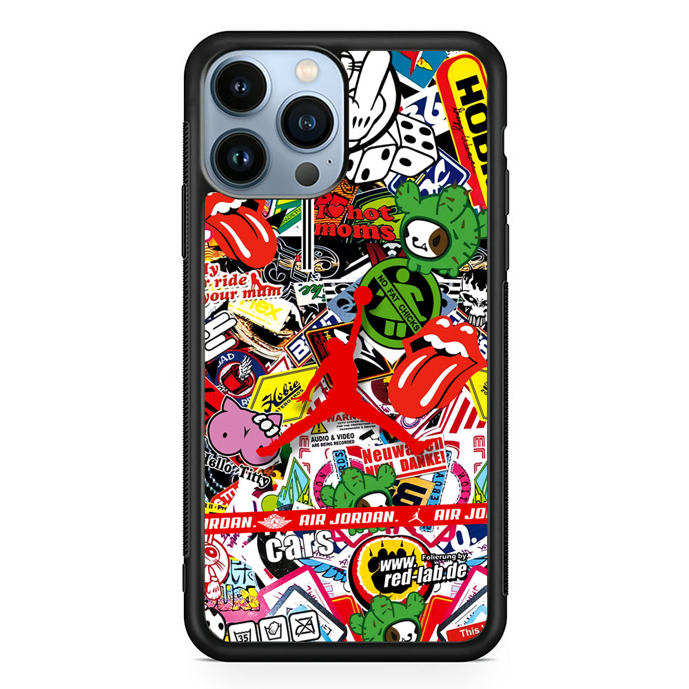 Air Jordan Mix Squad 2D Rubber Phone Case | Slim Protective Phone Case