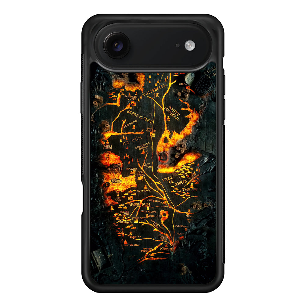 House of Dragon Fire Table Map iPhone 17 Air Case | Protective Case for iPhone 17 Air