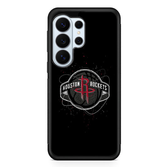 Houston Rockets Abstract Samsung Galaxy S26 Ultra Case | Protective Phone Cover