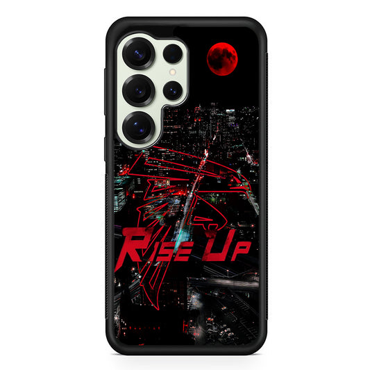 Atlanta Falcons Rise Up Samsung Galaxy S25 Ultra Case | Durable Rubber Case for Samsung Galaxy S25 Ultra