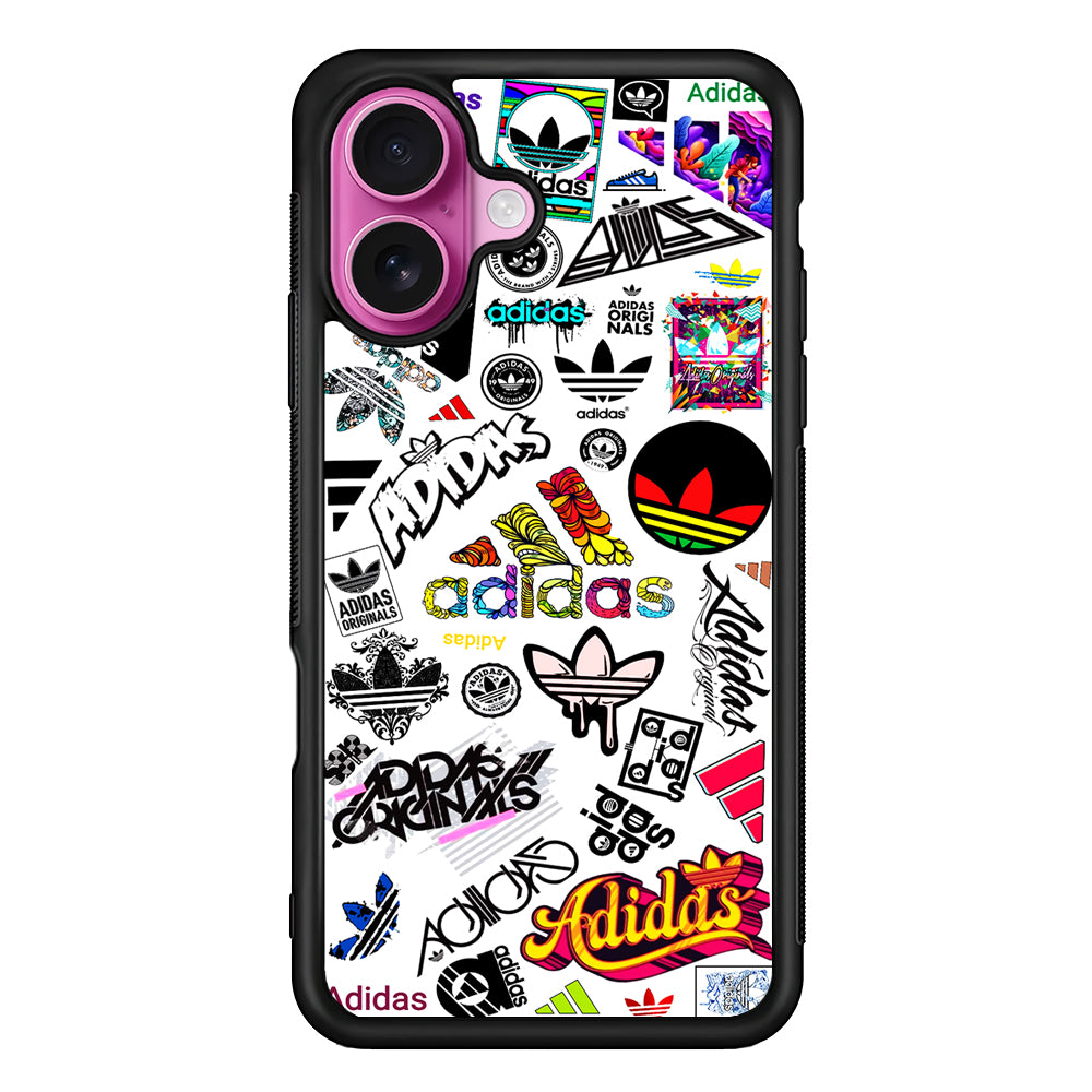 Cool Adidas Logo Collection iPhone 17 Case - Slim Rubber Case for iPhone 17