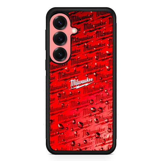 Milwaukee Tool Water Droplet Samsung Galaxy S25 Case | Slim Rubber Case for Samsung Galaxy S25