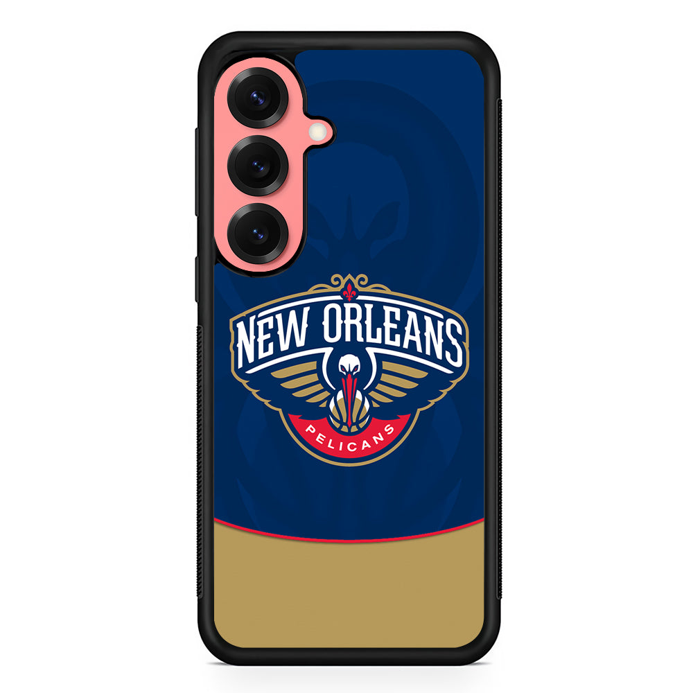 New Orleans Pelicans Logo Samsung Galaxy S25 Case | Protective Case for Samsung Galaxy S25