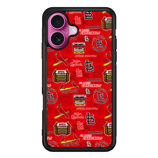 St. Louis Cardinals Retro iPhone 17 Case | Slim Protective Rubber Phone Cover
