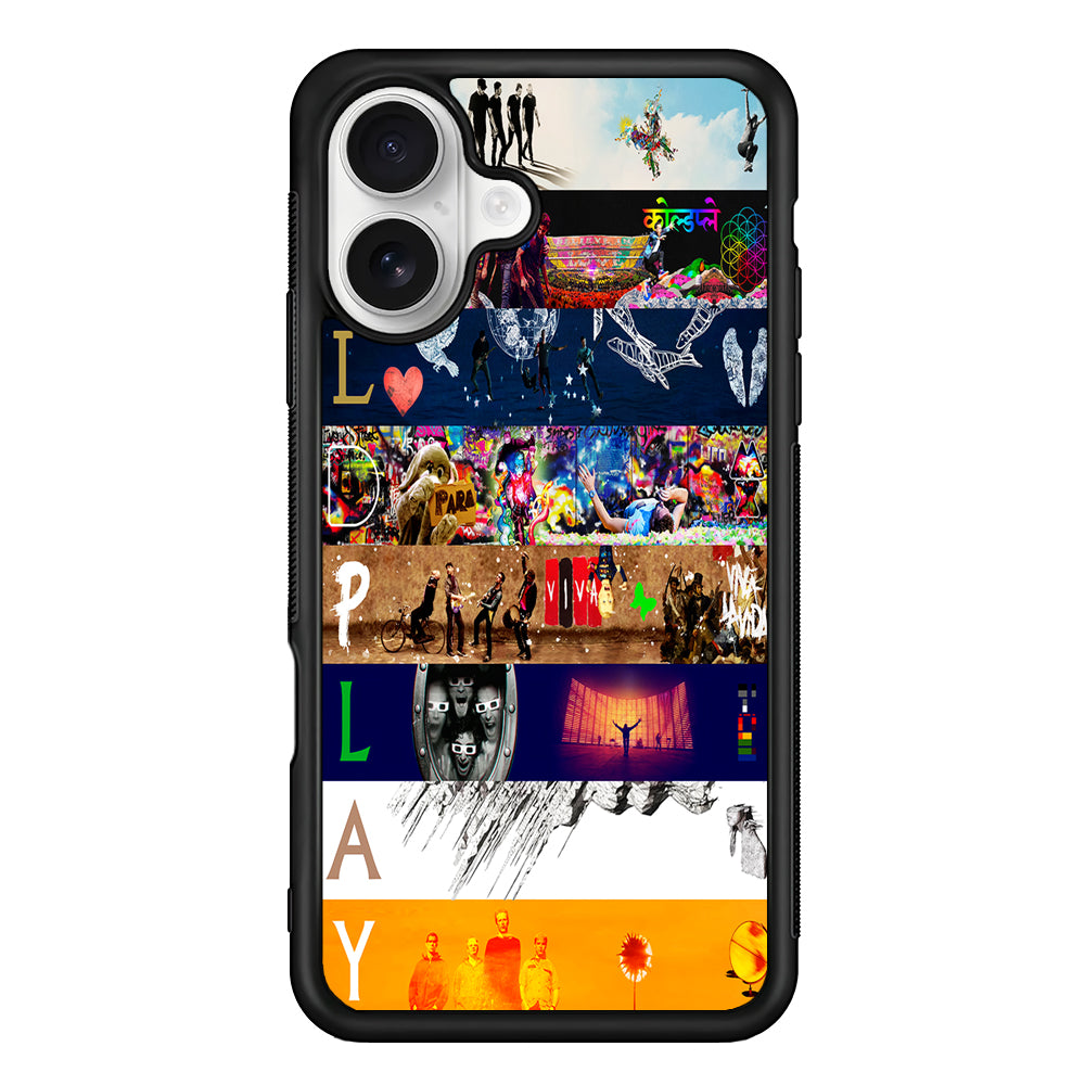 Coldplay Favorite Poster iPhone 16 Plus Case | Durable Protective Rubber Cover