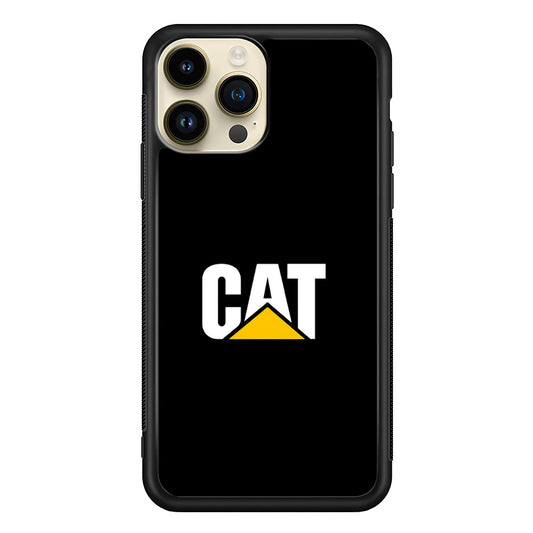 Caterpillar Heavy Equipment iPhone 14 Pro Case | Slim Rubber Case for iPhone 14 Pro