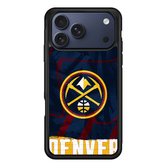 Denver Nuggets Pattern iPhone 17 Pro Max Case | Slim Protective Cover for iPhone 17 Pro Max