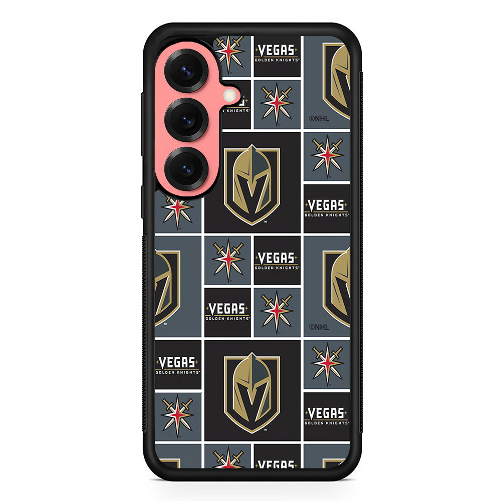 Vegas Golden Knights Pattern Samsung Galaxy S25 Case | Protective Case for Samsung Galaxy S25