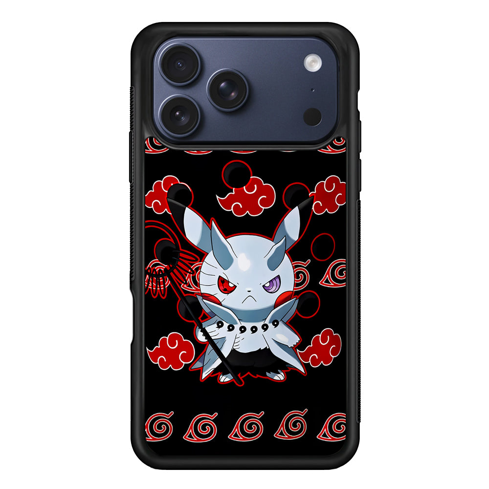 Akatsuki Pikachu Pokemon iPhone 17 Pro Max Case | Slim Protective Cover for iPhone 17 Pro Max