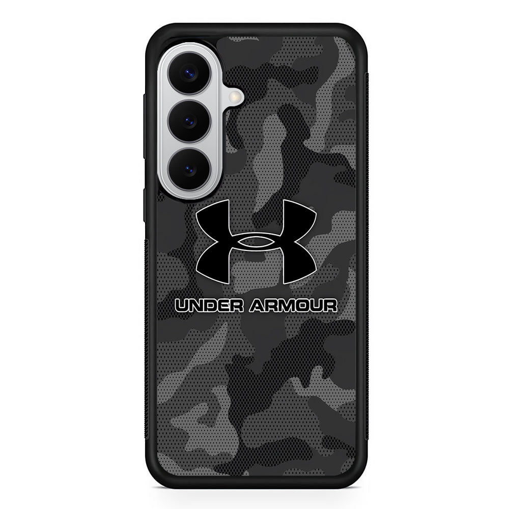 Under Armour Black Camo Samsung Galaxy S26 Case | Slim Rubber Case for Samsung Galaxy S26