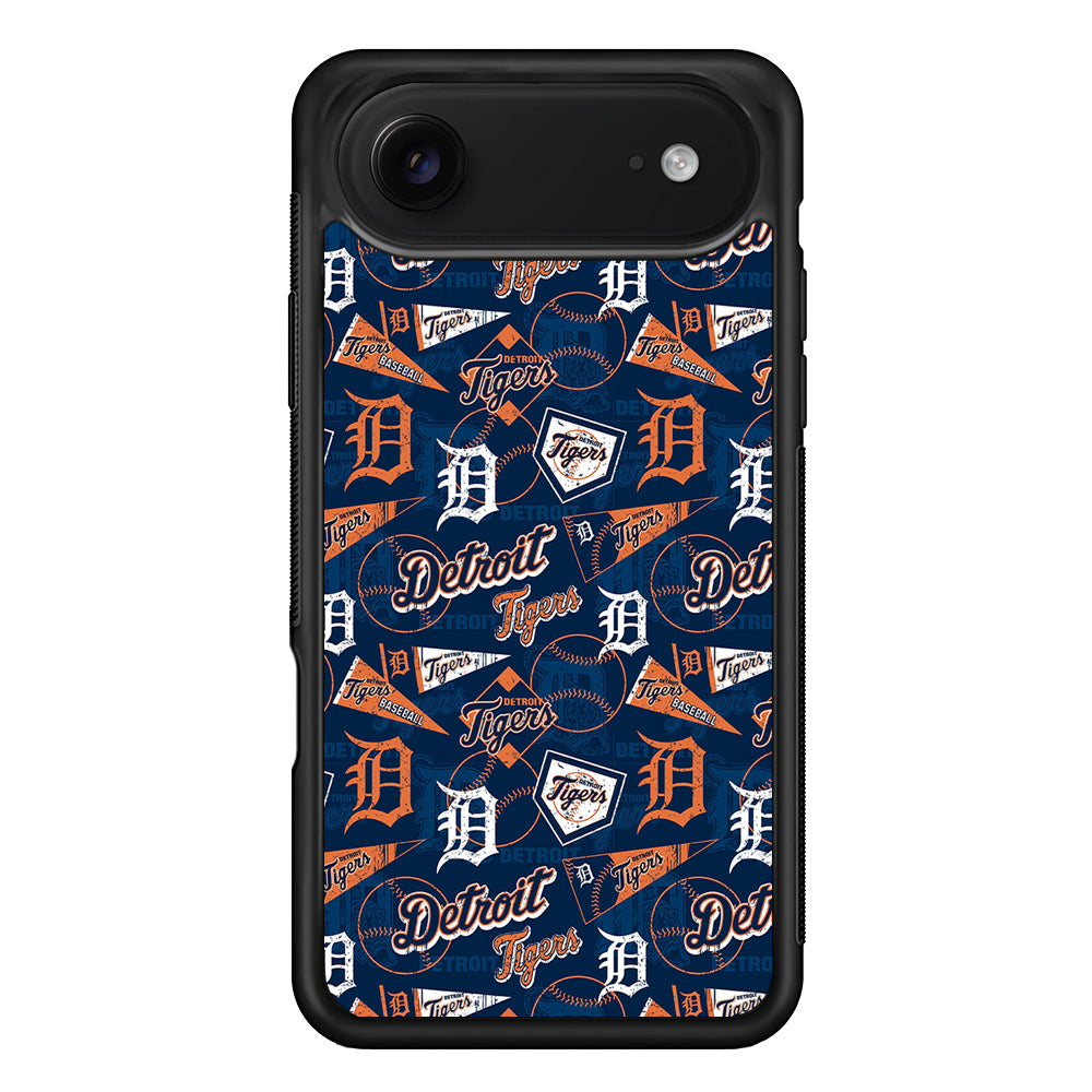 Detroit Tigers Pattern iPhone 17 Air Case | Protective Case for iPhone 17 Air