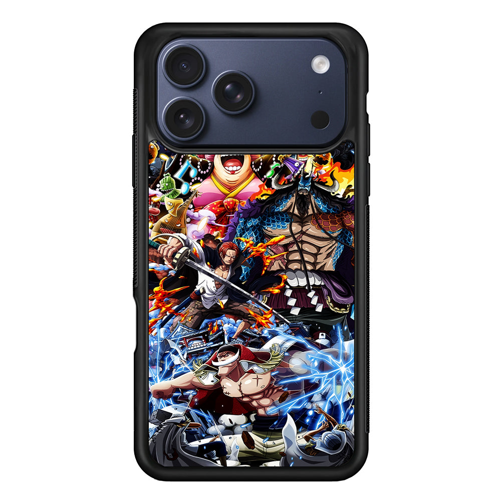 One Piece All Yonkou iPhone 17 Pro Max Case | Slim Protective Cover for iPhone 17 Pro Max