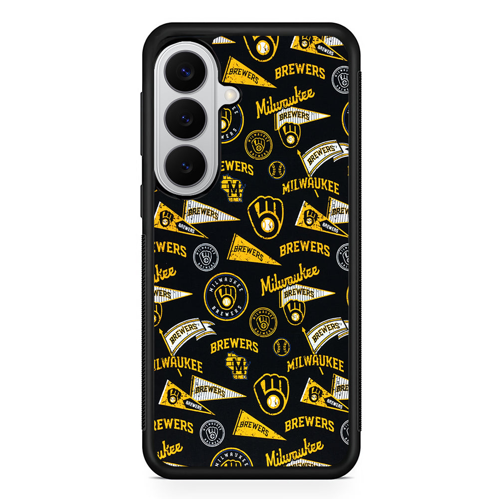 Milwaukee Brewers Vintage Samsung Galaxy S26 Case | Protective Rubber Cover