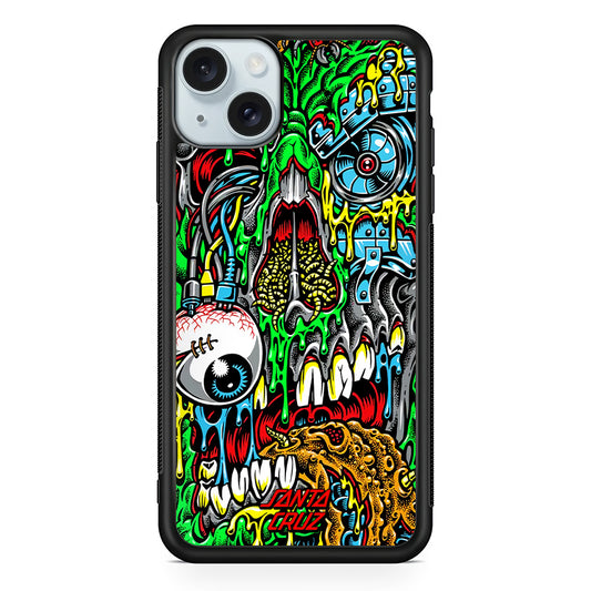 Santa Cruz Cyber Zombie iPhone 14 Case | Slim Rubber Case for iPhone 14