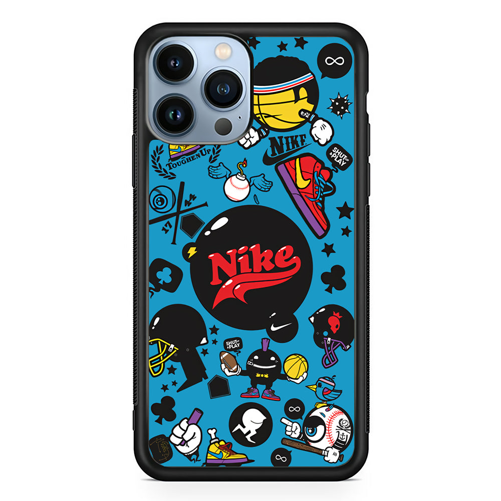 Nike Assembly of Struggle 2D Rubber Phone Case | Slim Protective Phone Case