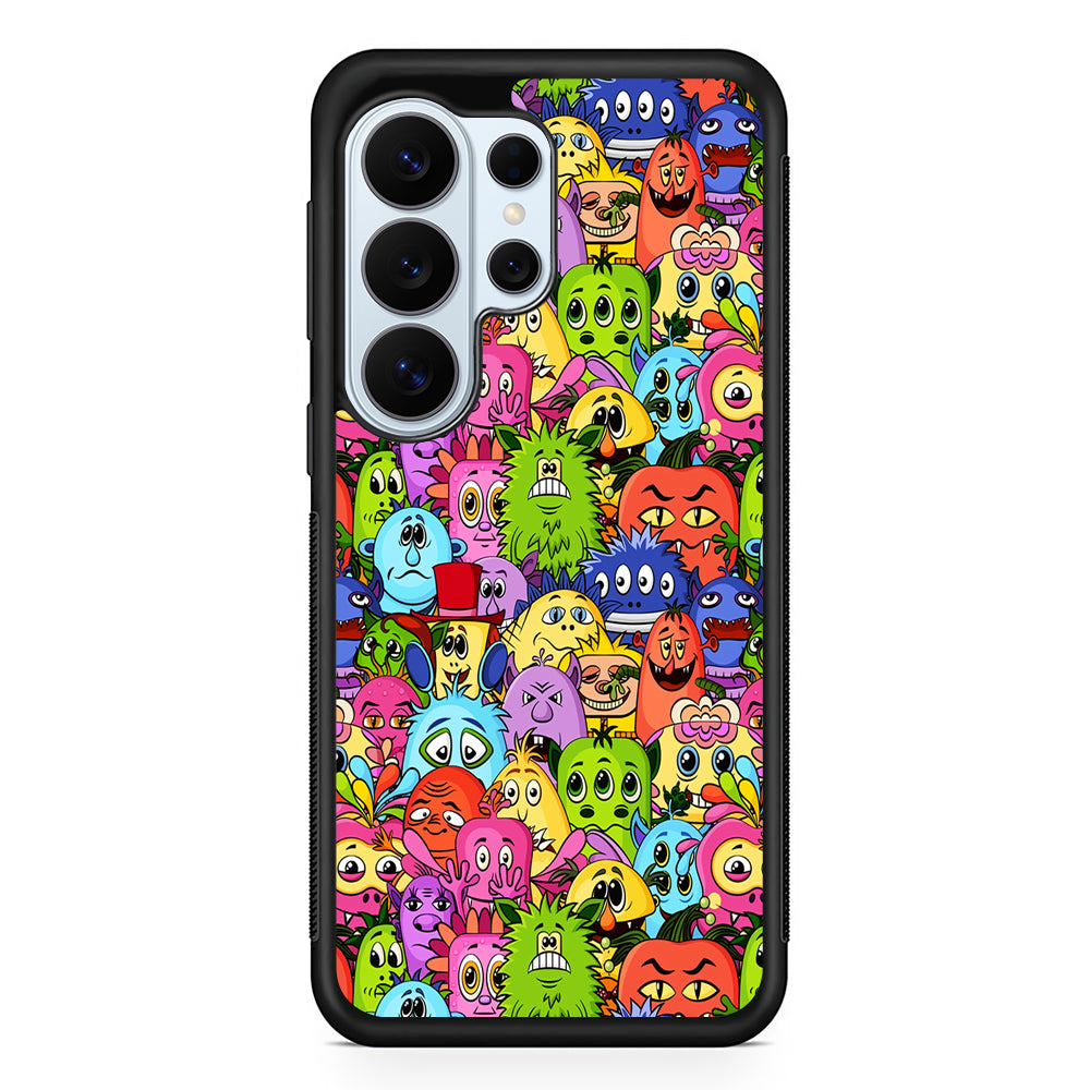 Monster Alien Cartoon Doodle Samsung Galaxy S26 Ultra Case | Protective Phone Cover