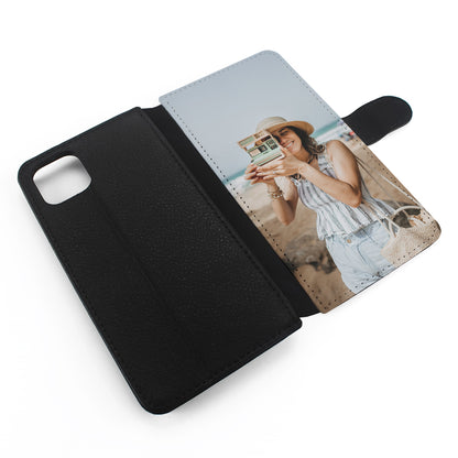 Personalized Custom Photo Flip Wallet Phone Case