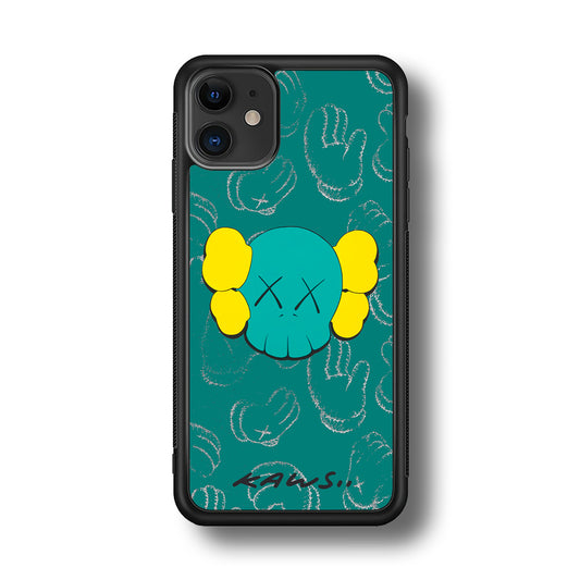Kaws Face Tosca Touch iPhone 11 Case | Slim Rubber Case for iPhone 11