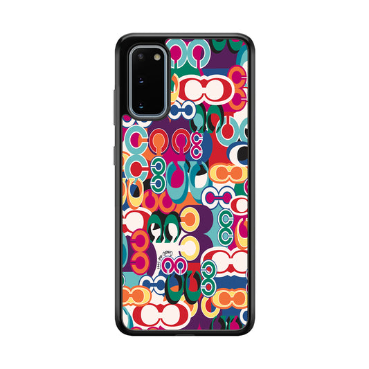 Coach Colorful Samsung Galaxy S20 Case | Slim Rubber Case for Samsung Galaxy S20