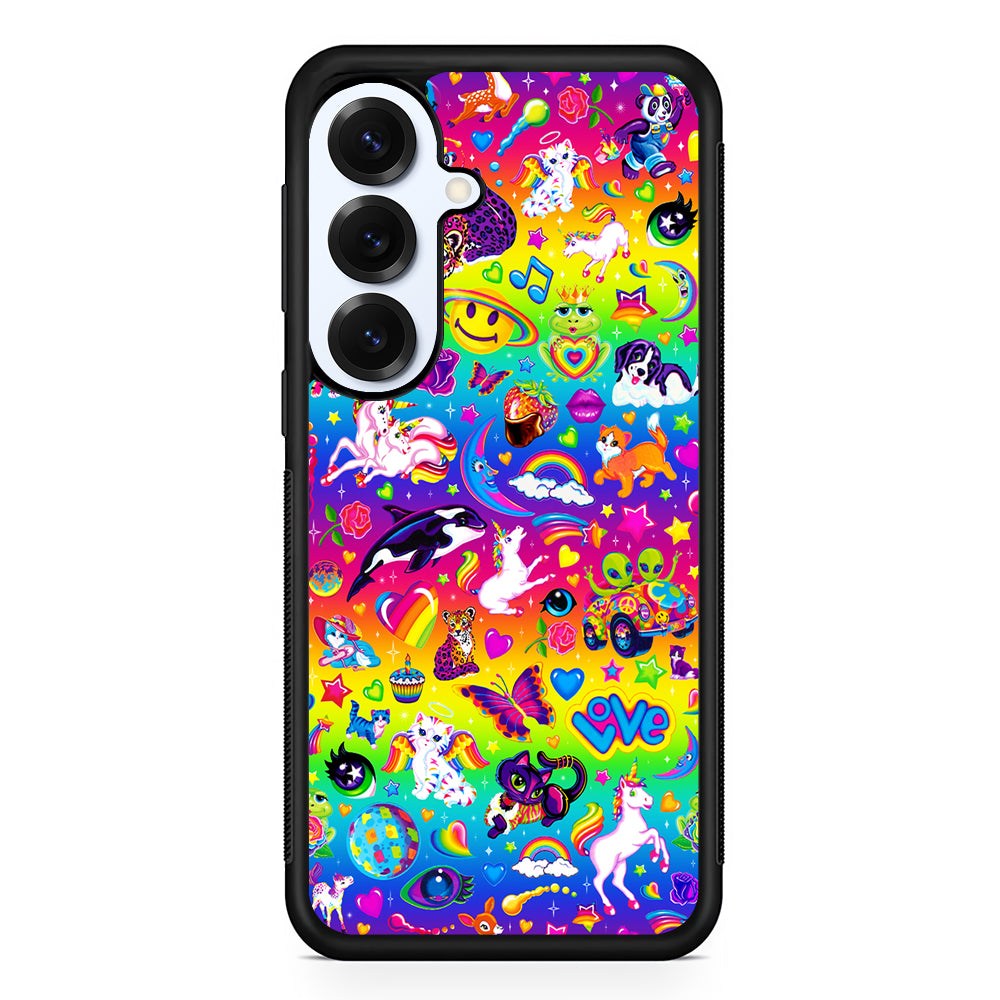 Unicorn Cartoon Rainbow Pattern Samsung Galaxy S25 Plus Case | Slim Rubber Cover for Samsung Galaxy S25 Plus